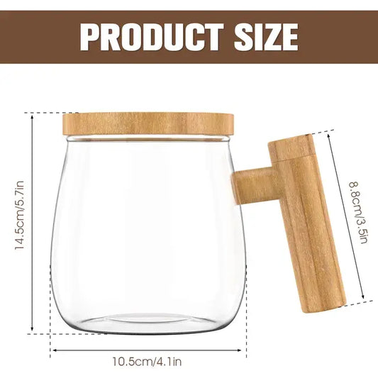 Electric Stirring Mug Self Mixing Glass