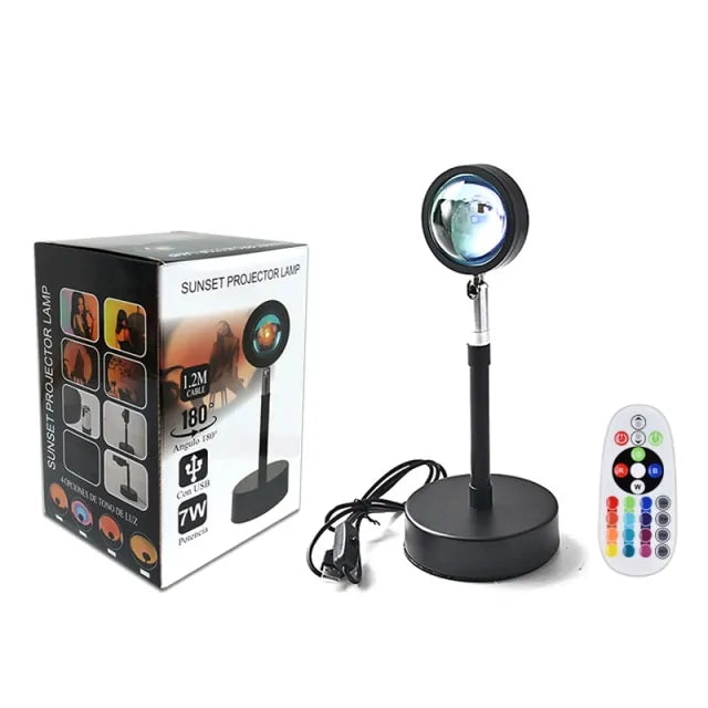 Remote Control Sunset RGB Lamp