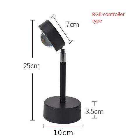 Remote Control Sunset RGB Lamp