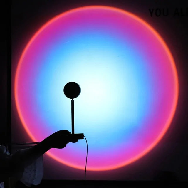 Remote Control Sunset RGB Lamp