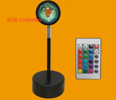 Remote Control Sunset RGB Lamp